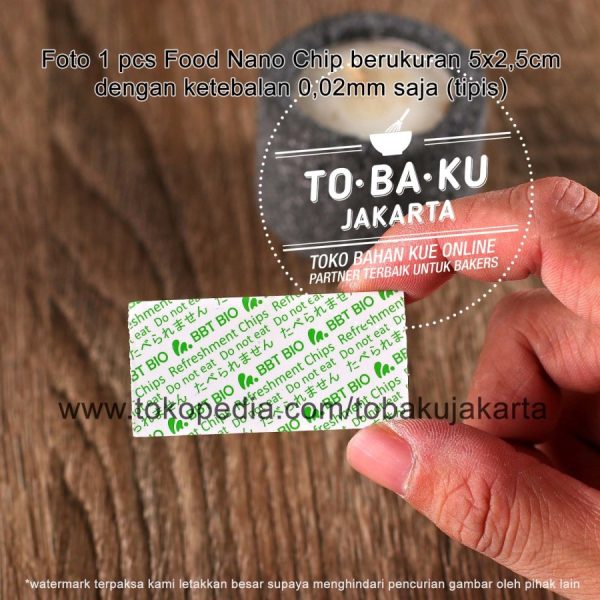 Food Nano Chip Refreshment Chips BBT BIO pengganti Silica Gel 1pcs