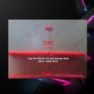 TAG PIN MERAH 25MM BALARAJA