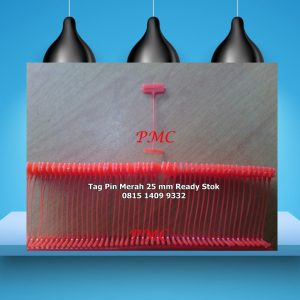 Jual Tag Pin ukuran 25 mm warna Merah di Bogor