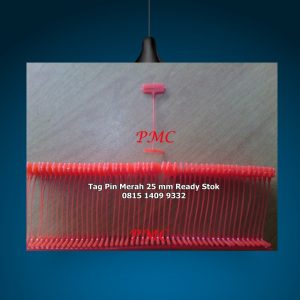 Jual Tag Pin ukuran 25 mm warna Merah di Solo