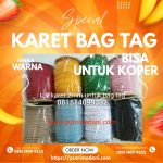 Tali Karet Elastis Untuk Gantung Tag Nama Pada Koper