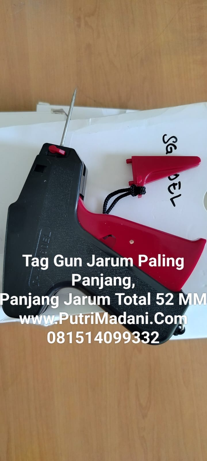 tag gun jarum paling panjang