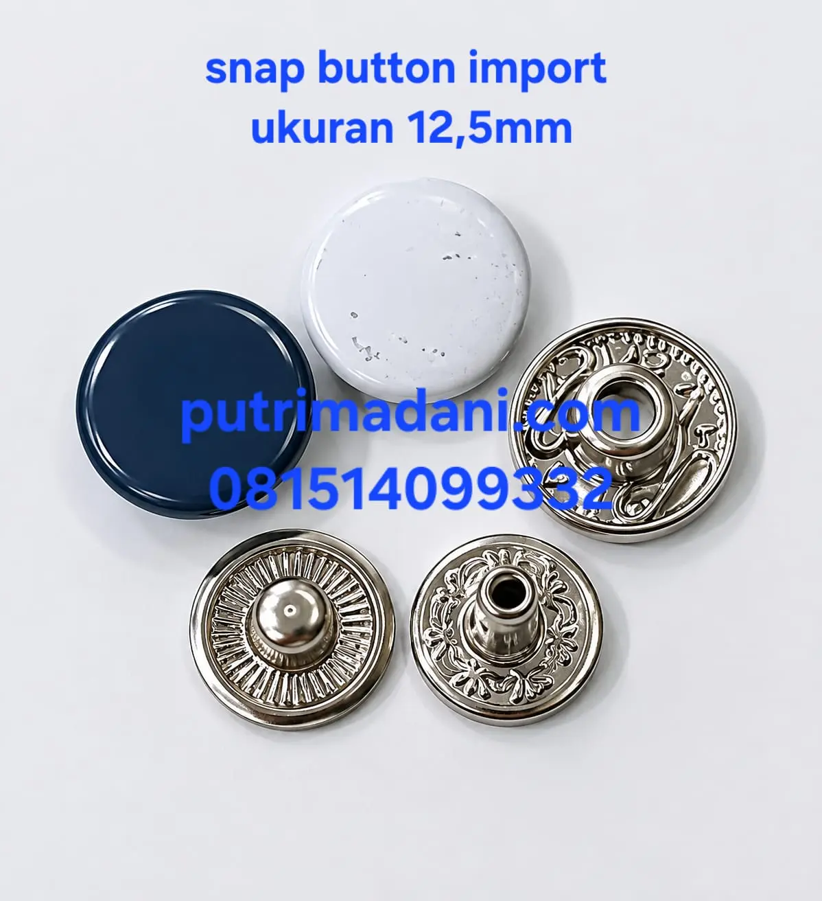 snap button import 12,5mm