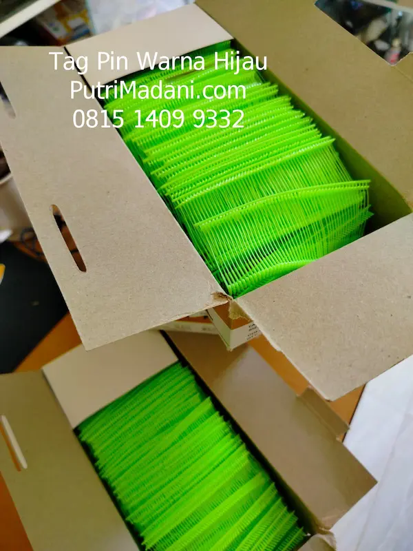 Tag Pin Warna Hijau