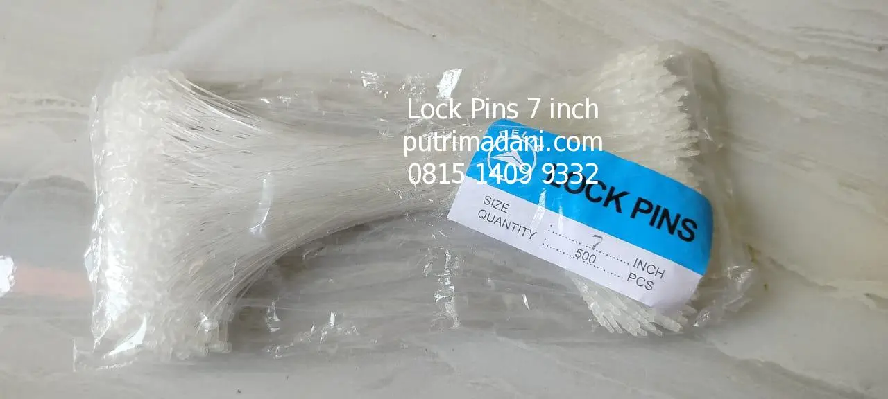 Lock Pin Transparan 7 Inch di Jakarta