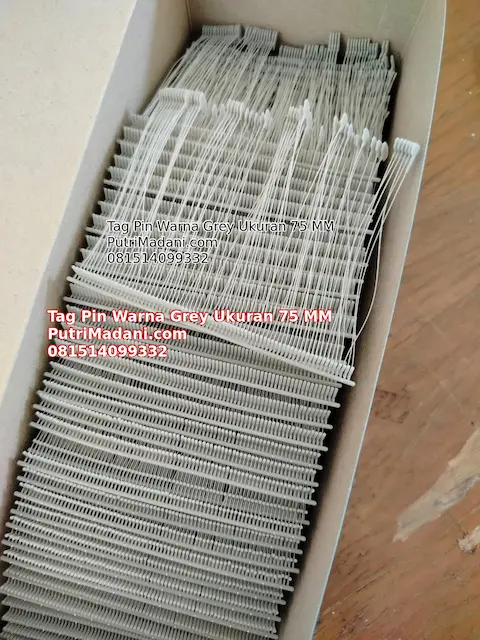 Tag Pin Recycle Warna Abu Abu