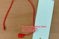 Tali Hang Tag Warna Merah Berkualitas