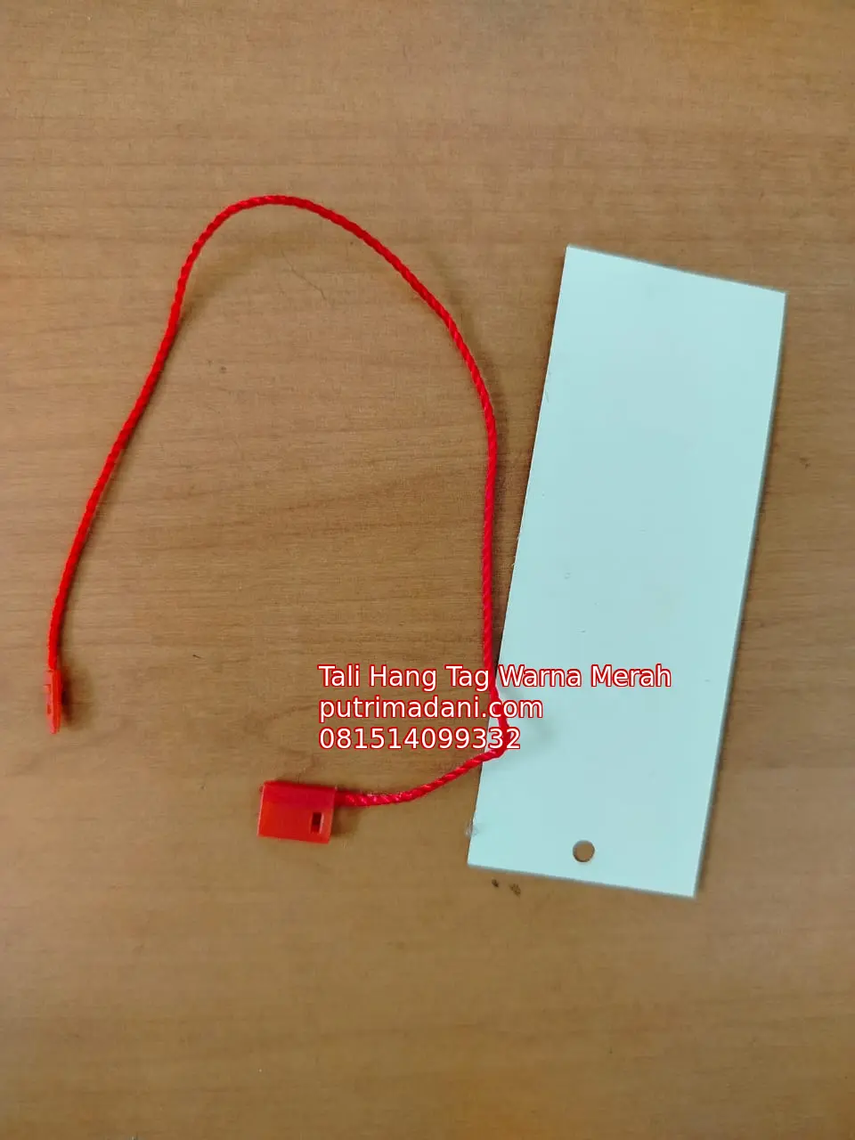 Tali Hang Tag Warna Merah Berkualitas